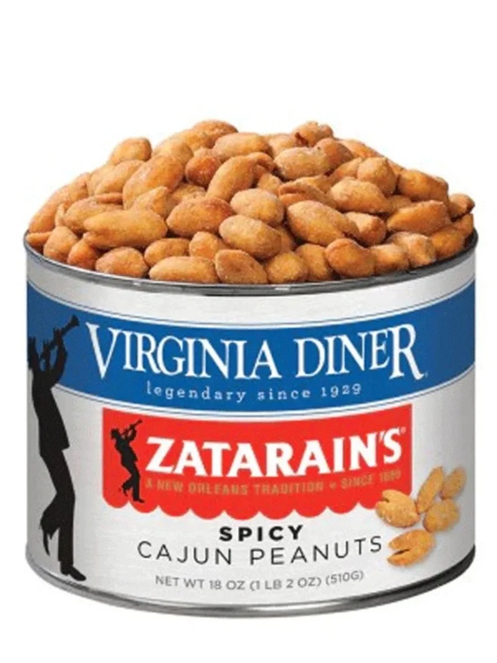 9 oz Zatarain’s Virginia Diner Spicy Cajun Peanuts